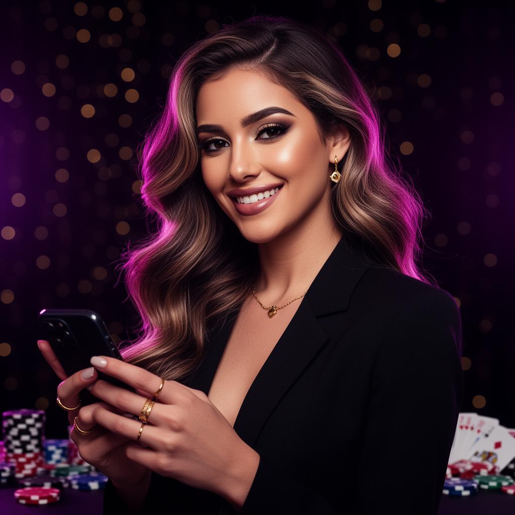 Embaixadora digital de cassino online
